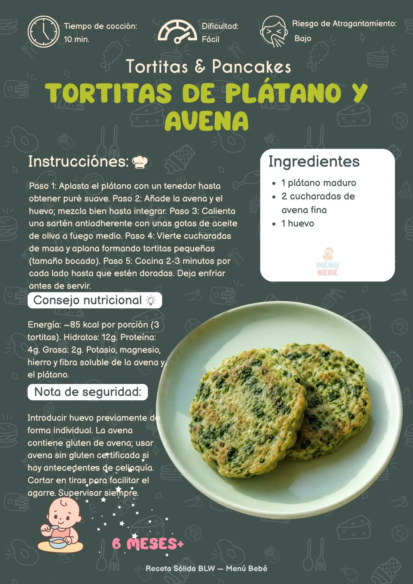 Receta Menú Bebé
